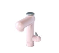 Grifo eléctrico, Calentador de flujo Digital, calentador de agua instantáneo, grifo de agua caliente, calefacción de agua sin tanque for cocina, baño, géiser(Pink)