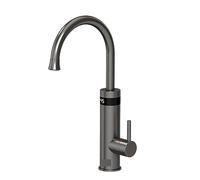Grifo eléctrico, Grifo de agua caliente instantáneo, grifo eléctrico gris bronce for cocina, calentador de agua eléctrico de grifo de flujo(Gunmetal Grey)