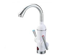 Grifo eléctrico, Grifo de calentador de agua sin tanque, grifo de cocina instantáneo, calentador de flujo de elemento Grifo de agua caliente con doble manija(Lateral water)