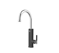 Grifo eléctrico, Grifo de cocina 2 en 1 Calentador de agua eléctrico Calentador de agua Mezclador calentado por flujo Caño giratorio Calentamiento de agua sin tanque(1)