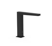 Grifo electrónico para lavabo con sensor de infrarrojo en acabado negro mate Slim TRES