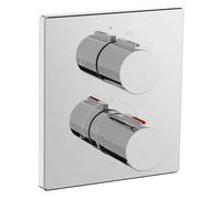 Grifo Empotrable de Baño-ducha con Inversor de Latón Cromado T-2000 16cm Roca