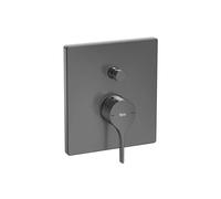 Grifo Empotrable de Ducha Monomando Titanio Cepillado Insignia Negro Roca - Sin cuerpo empotrable