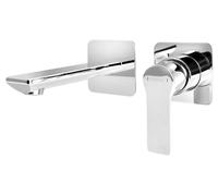Grifo empotrado para lavabo de la marca Sapho, modelo PAX, acabado en cromo