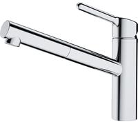 Grifo FRANKE de baja presión, modelo ORBIT, en cromo, con caño extraíble / Grifo de cocina / Monomando