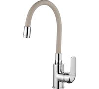 Grifo independiente para lavabo con caño flexible