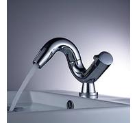 Grifo mezclador de diseño Aimadi para baño y lavabo, cromado.