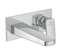 Grifo mezclador de lavabo Ideal Standard Ceraplan monomando para montaje en pared, cromado