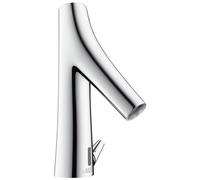 Grifo mezclador electrónico para lavabo, modelo AXOR STARCK ORGANIC, DN 15, con regulación de temperatura, funcionamiento a batería (6V), color cromado