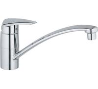 Grifo mezclador para lavabo Grohe Eurodisc, caño giratorio, cromo - 33770001