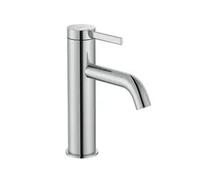 Grifo monocomando con caño mezzo de lavabo acabado cromado Ona Roca