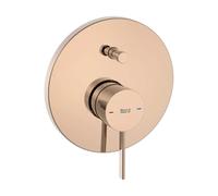 Grifo Monocomando Empotrable de Ducha con Inversor de Color Oro Rosado Ona 16cm Roca - Sin cuerpo empotrable