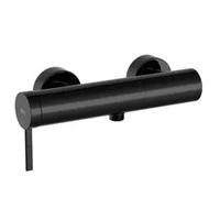Grifo Monocomando Exterior para Ducha con Diseño Circular en Acabado Titanio Ona Negro Roca
