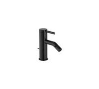 Grifo monocomando para bidé con desagüe automático acabado negro titanio Ona Roca