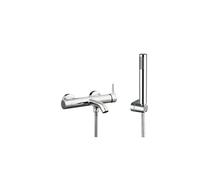 Grifo monomando caño alto para lavabo fabricado en laton con un acabado en color cromado Sirio de GME