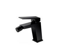 Grifo monomando de bidé con una rótula orientable y de cierre cerámico de acabado negro Art de Imex - Sin válvula