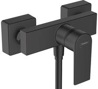Hansgrohe Grifo monomando de ducha Vernis Shape visto acabado negro mate