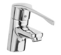 Grifo monomando de lavabo apto para movilidad reducida con acabado cromado Victoria Roca