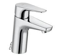 Grifo monomando de lavabo con tragacadenilla y acabado cromado Atlas Roca