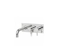 Grifo monomando de pared para bañera de diseño moderno y funcional Tube de Unisan - Sin kit de ducha