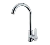 Grifo monomando Edesa NIAGARACROMO Caño alto Acabado cromado - Grifos de cocina