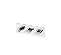 Grifo Monomando Empotrable Ducha 4 Vías Latón Cromado Line 42 Unisan - Sin kit de ducha
