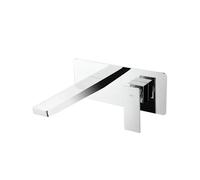 Grifo monomando empotrado para lavabo hecho de latón con acabado cromado Pisa de Imex
