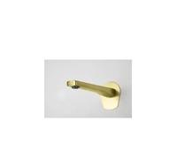 Grifo monomando empotrado para lavabo hecho de latón con acabado oro cepillado Delos de Imex - Sin válvula click-clack