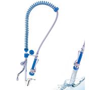 Grifo Monomando Industrial Extensible Rociador Azul GOLDMAN SERVICE