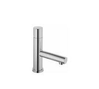 Grifo Monomando Lavabo Minimalista 13 cm Latón Cromo Single Unisan - Sin válvula click-clack