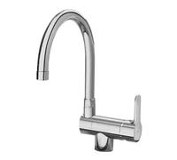 Grifo monomando para cocina con instalación sobre repisa acabado cromado L20 Roca