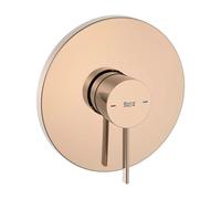 Grifo Monomando para Ducha de Diámetro Empotrable y Oro Rosado Ona 16cm Roca - Cuerpo empotrable para ducha
