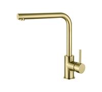 Grifo Monomando para Fregadero Colors - Diseño Moderno y Elegante - Cartucho Cerámico 35 mm (ORO CEPILLADO)