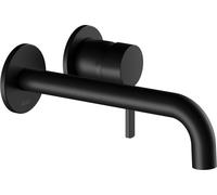 Grifo monomando para lavabo empotrado, modelo Plan blue de Keuco, con una distancia de salida de 22,5 cm