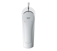 Grifo monomando para lavabo Grohe Eurosmart, tamaño S, cromo, limitador de caudal 5,7 l/min, cartucho cerámico con función de ahorro de agua de 28 mm,