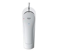 Grifo monomando para lavabo Grohe Eurosmart, tamaño S, cromo, limitador de caudal 5,7 l/min, cartucho cerámico de 28 mm, tapón push-open.
