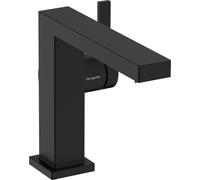 Grifo monomando para lavabo Hansgrohe Tecturis E, modelo 110 Fine CoolStart, con sistema de ahorro de agua y sistema de desagüe con apertura mediante presión