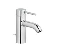 Grifo monomando para lavabo Kludi Bozz, con juego de desagüe cromado, caudal de 5 litros/minuto a 3 bares, 1 unidad.