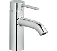 Grifo monomando para lavabo Kludi BOZZ, modelo 75, con válvula de desagüe tipo "push-open"