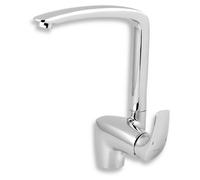 Grifo monomando para lavabo, marca Novaservis, modelo Metalia 57, acabado cromado, referencia 57115