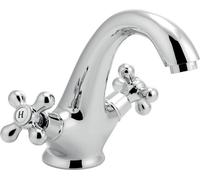 Grifo monomando para lavabo, modelo Titania Retro de la marca Novaservis, acabado cromado, referencia 99102/1,0