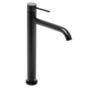 Grifo monomando para lavabo SAT Aurum, de 30,8 cm, acero inoxidable, color mate