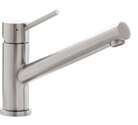 Grifo monomando para lavaplatos V&B modelo Como Window, 14,8 l/min, con sistema de giro y fabricado en acero inoxidable macizo
