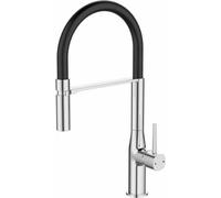 Rousseau Sanitaire 4060565 KØBEN - Grifo monomando para fregadero, color negro
