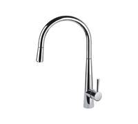Smeg MD14CR Grifo cocina monomando extraíble, Caño giratorio 170°, Color Cromo