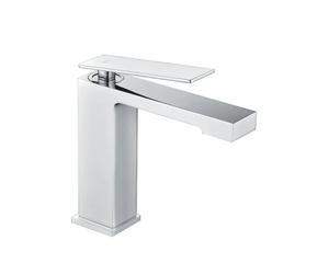 Grifo monomando sobre re para lavabo hecho de latón con acabado cromado Pisa de Imex