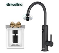 Grifo para calentador de agua, calentamiento instantáneo, boquilla giratoria de 360 grados, modelo KM12pro, color , compatible con la Unión Europea