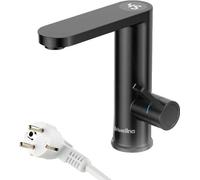 Grifo para calentador de agua, calentamiento instantáneo, control digital de temperatura, color mate, compatible con la Unión Europea