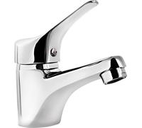 Grifo para lavabo de la marca Joko, con sistema de cierre automático, acabado cromado