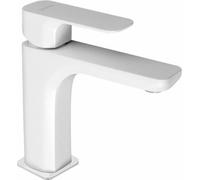 Grifo para lavabo de la serie Sapho SPY, color blanco mate